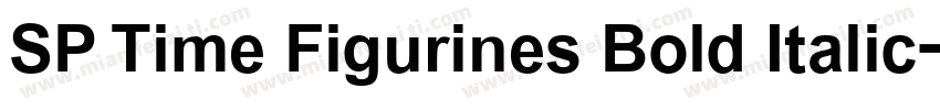 SP Time Figurines Bold Italic字体转换